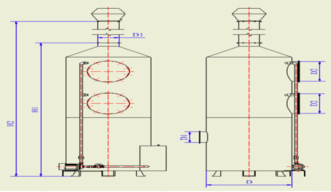 BẢNG KÍCH THƯỚC THÁP HẤP THỤ